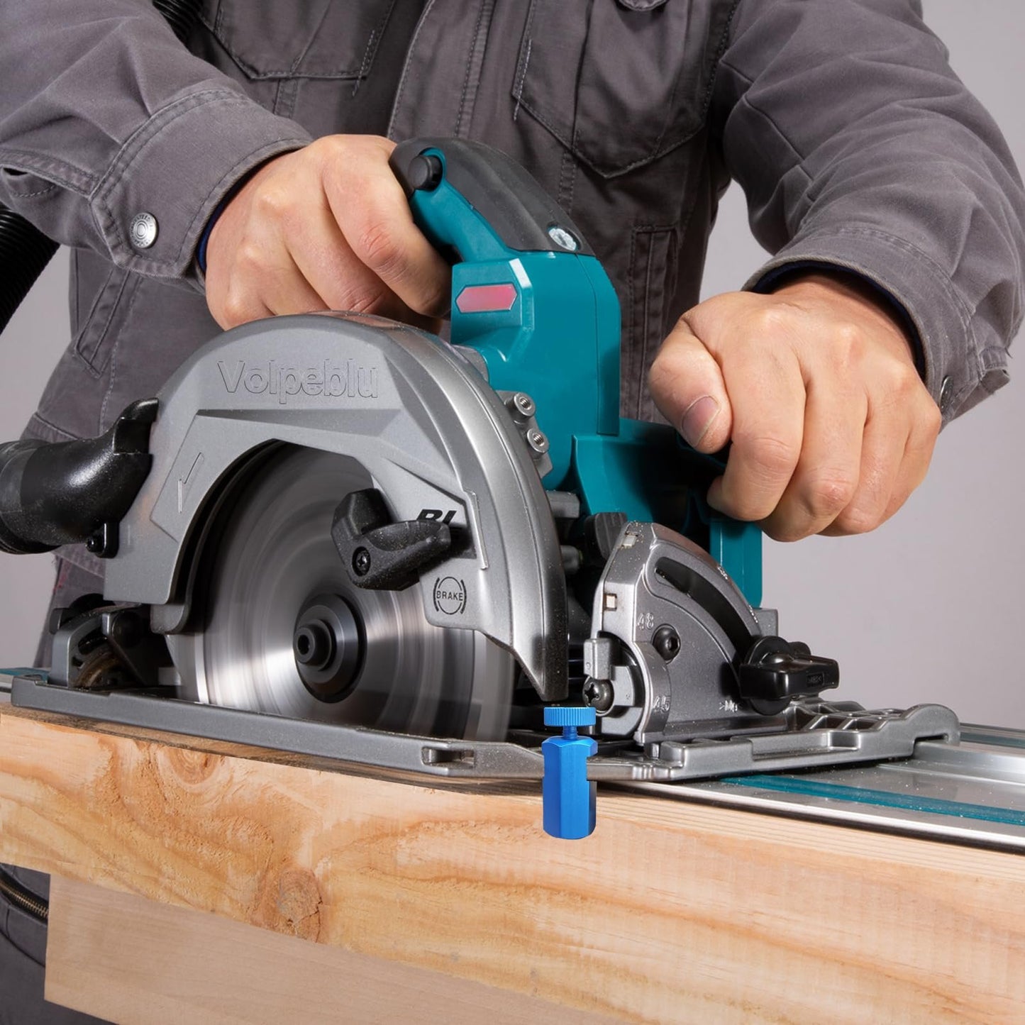 Tall Stair Gauges for Framing Square – Hexagonal Stable Lock with Holder & Hook for Carpentry & Circular Saw