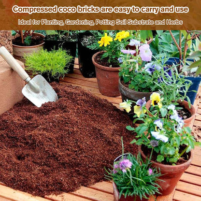 🔥LAST DAY 49% OFF🌱Premium Organic Coconut Coir Bricks for Plants