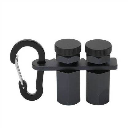 Tall Stair Gauges for Framing Square – Hexagonal Stable Lock with Holder & Hook for Carpentry & Circular Saw