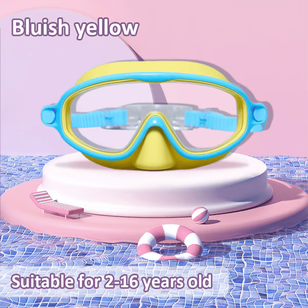 🏊‍♀️Last Day Buy 1 Get 1 Free🏊‍♀️-HD children's large frame waterproof and anti-fog swimming goggles