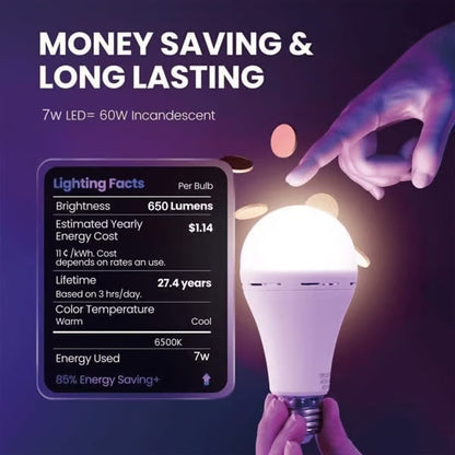 🔥Last Day 49% OFF✨Rechargeable Emergency Light Bulbs💡